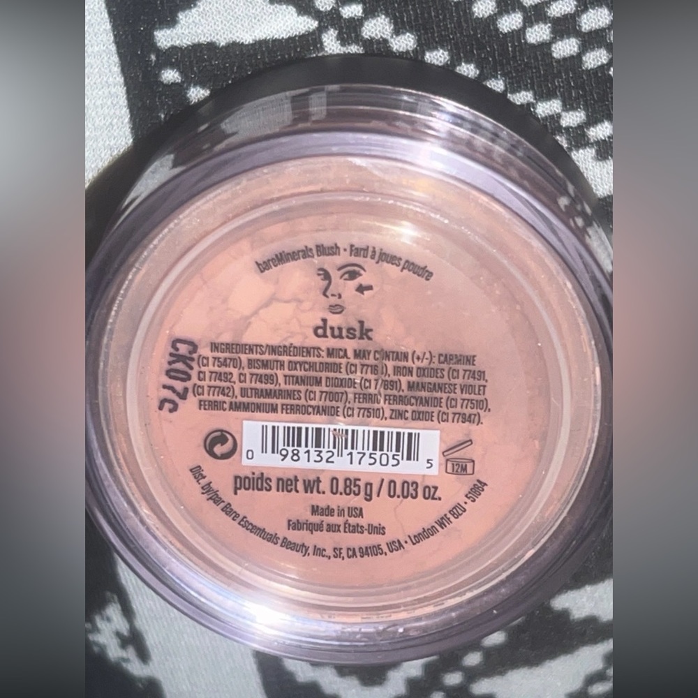 New bareMinerals Mineral blush dusk new sealed made in USA
